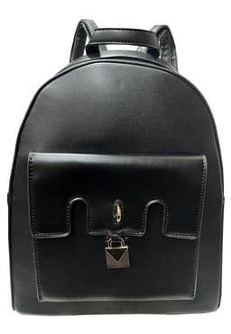Mochila Cuero Ecologico CRU09 Negro