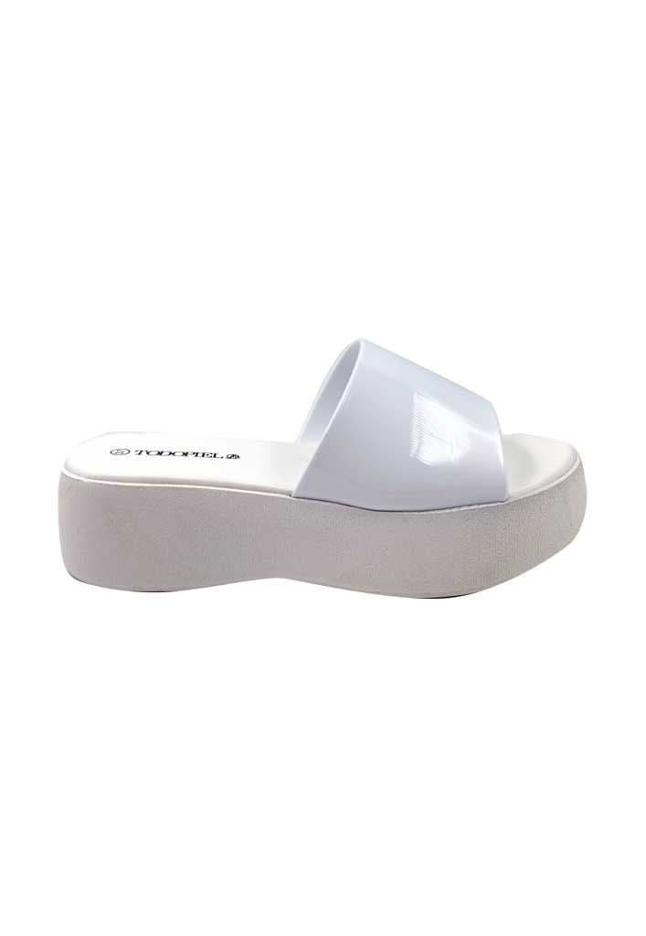 Sandalia Goma ZB039 Blanco 38