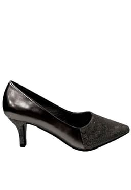 Zapato Reina Ecocuero ZAU36 Plata Plateado Metalico 35