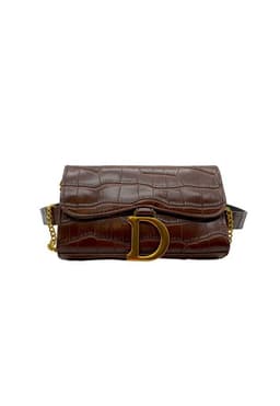 Cartera Ecocuero Cafe CRU12