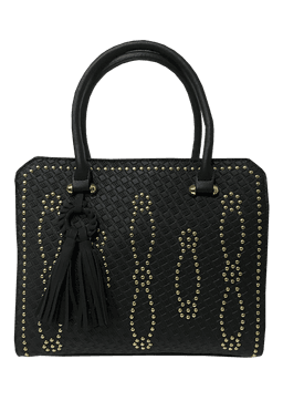 Cartera Cuero Ecologico CRR60 Negro