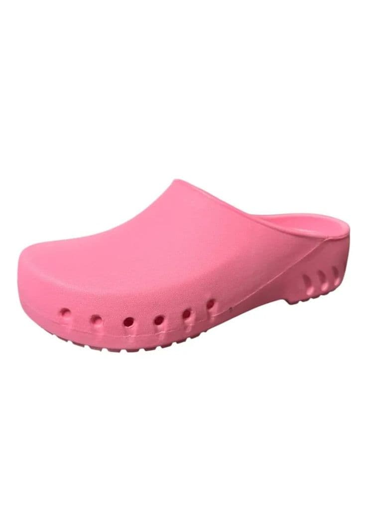 Zapato Tipo Zueco Profesional Antideslizante Unisex Rosado 42