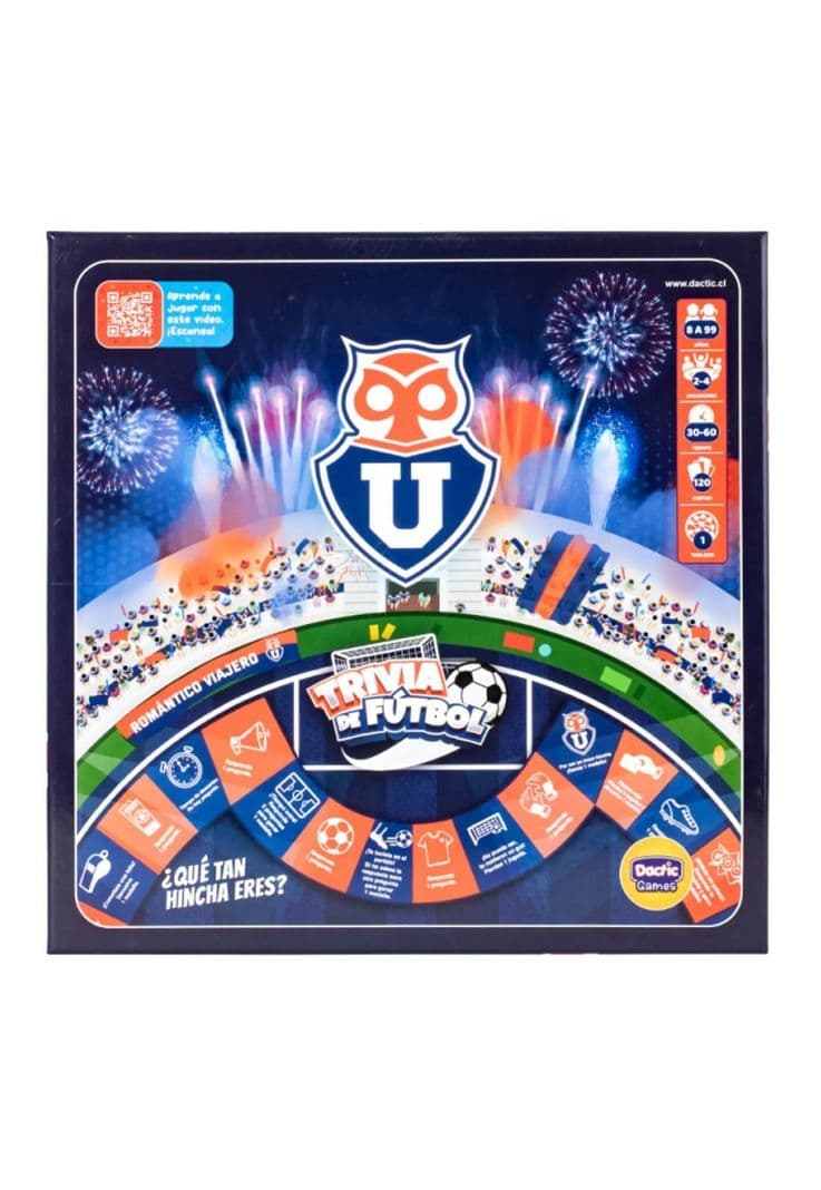 Juego de Mesa Trivia De Futbol Universidad De Chile Dactic