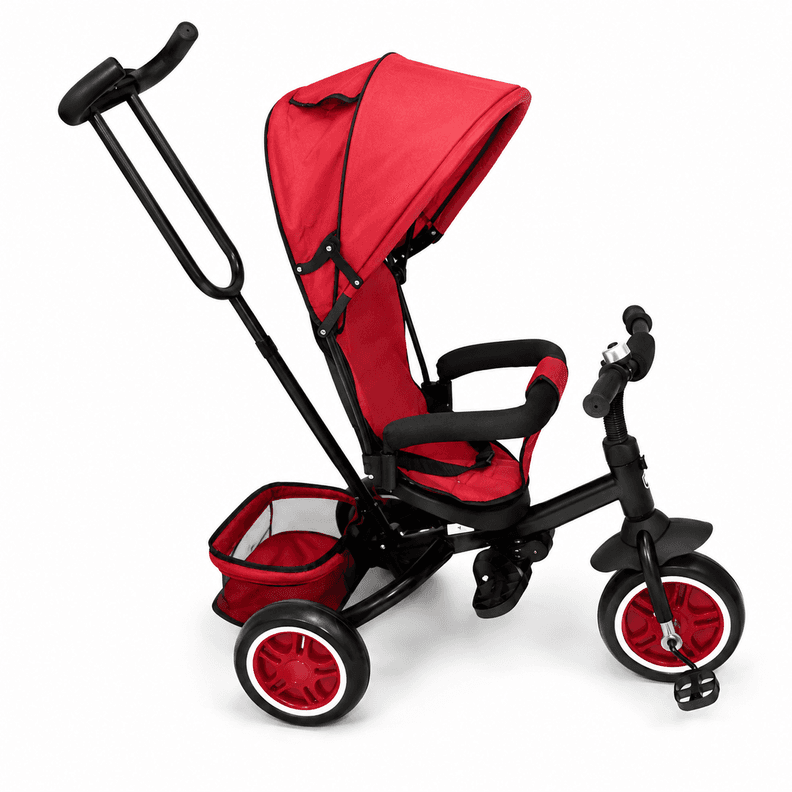 Triciclo One Click Bebeglo Rs-4045q Rojo 64