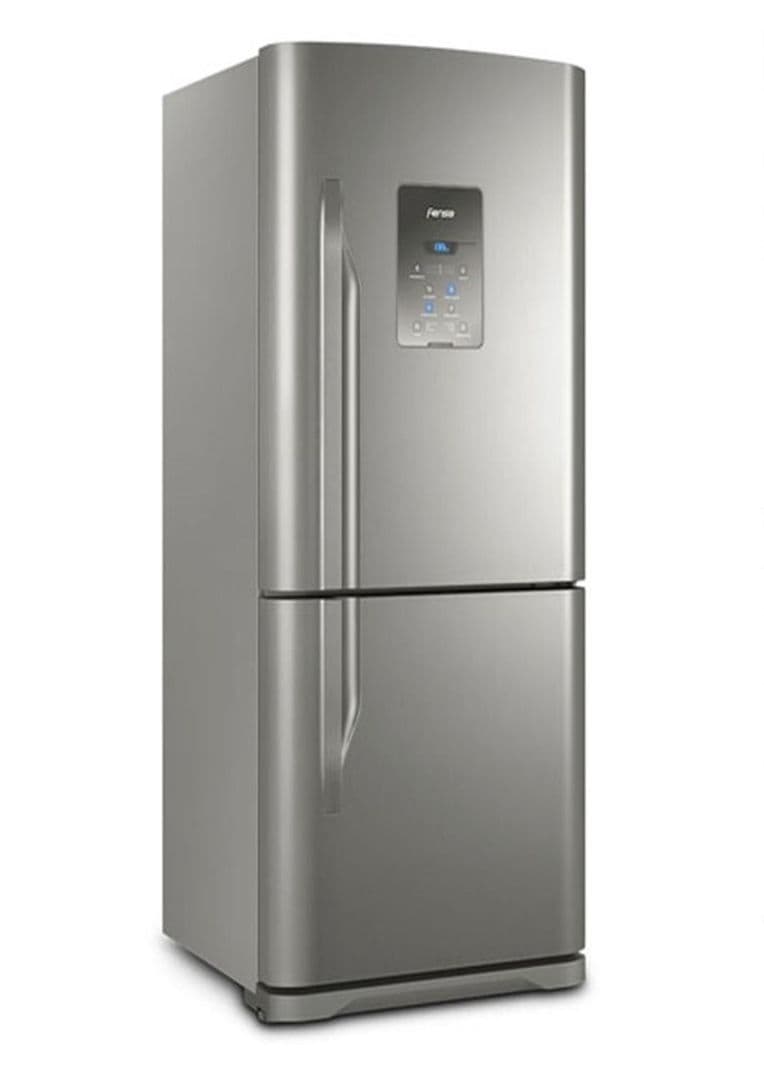 Refrigerador Fensa Bottom Freezer No Frost 598 Litros Inox BFX84 Gris