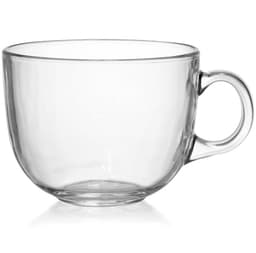 Set 6 Tazas De Vidrio Grande Mug De Vidrio 330ml