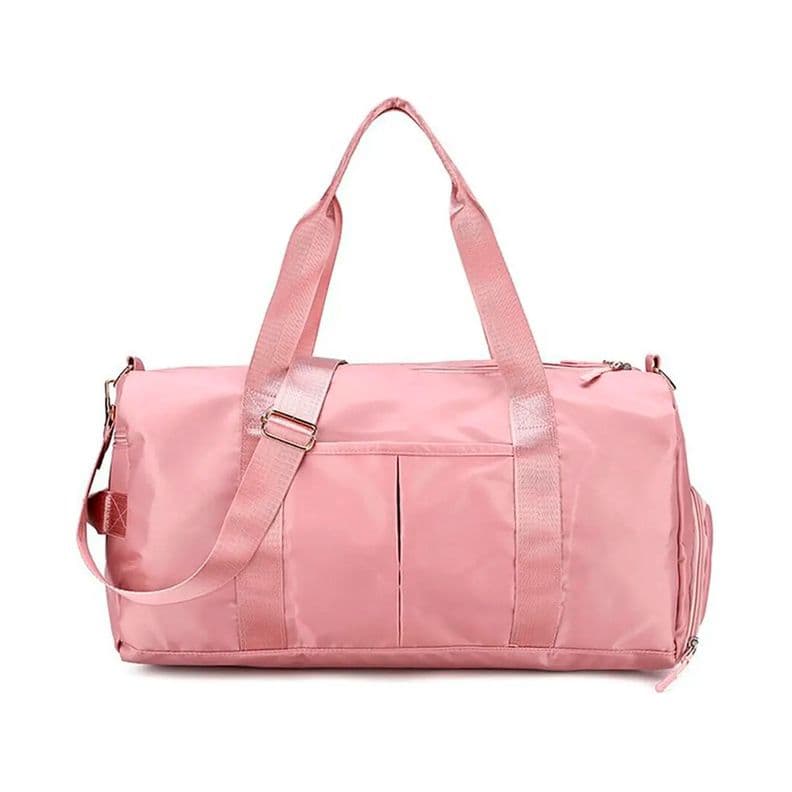Bolsa Deportiva Gran Capacidad Para Gym Viajes Impermeable Rosado