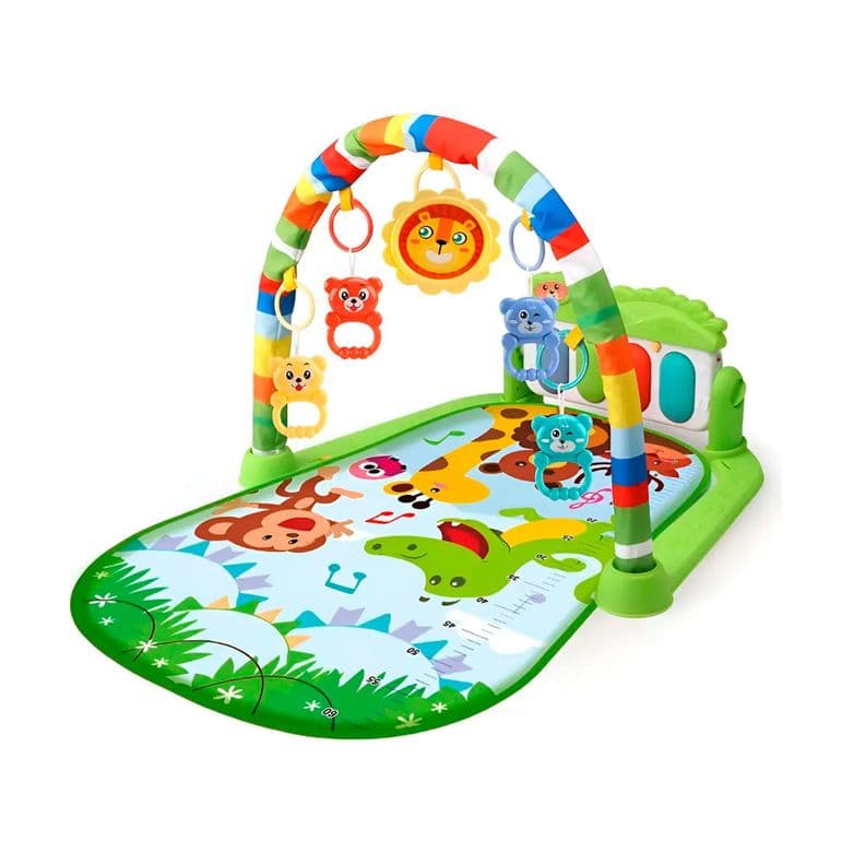 Alfombra Musical Con Piano Set Estimulacion Para Bebe Verde