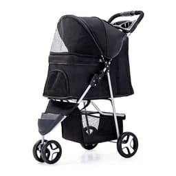 Coche Para Mascota Plegable Y Lavable Raza Peque a Mediana Negro