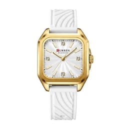Reloj Curren KREE4503 Mujer Quartz Blanco
