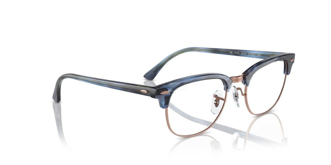 Anteojos Opticos Ray-Ban RX5154 Clubmaster Azul Unisex 51