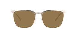 Anteojos De Sol Seen NE5040 Satin Light Gold Brown Dorado Unisex 55