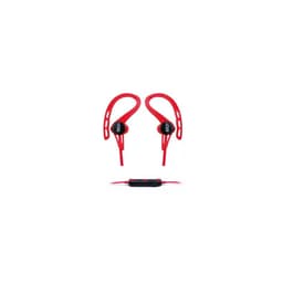 Audifonos Deportivos Bluetooth Cable Plano Color Rojo - PuntoStore