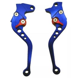 Manillas Para Frenos y Embrague Aluminio Para Moto Azul - PS