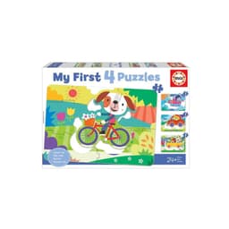 Puzzle Infantil Vehiculos (My First 4 Puzzles) - PS Blanco