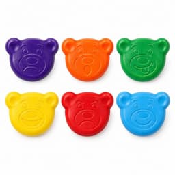 Crayones Carioca Baby Teddy 6 Colores Bebes PS