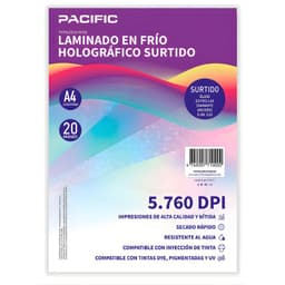 Laminado Frio Holografico 20 Hojas Surtido A4 PS