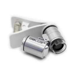 Microscopio 60x Celular Con Luz Uv Y Clip - PuntoStore Gris