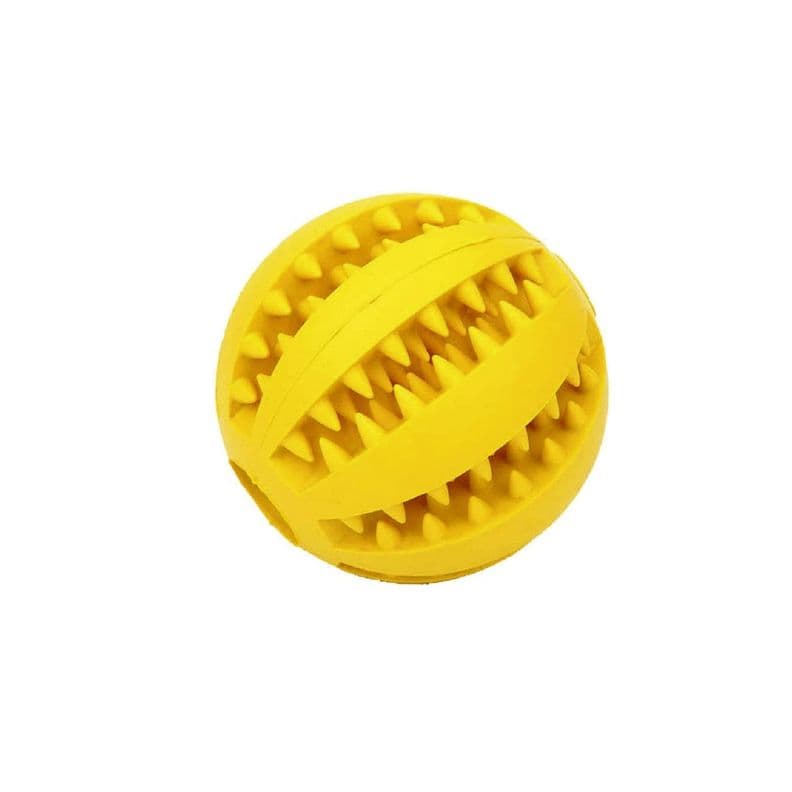 Pelota Mascotas De Juguete Para Limpieza De Dientes - PuntoStore Amarillo