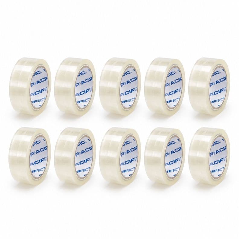 Pack 10 Cintas Adhesivas Transparentes 18mm x 10m PS