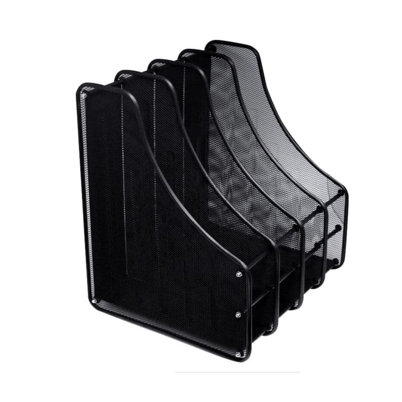 Revistero Metalico 4 Niveles 32x28x35cm Hand - PS Negro