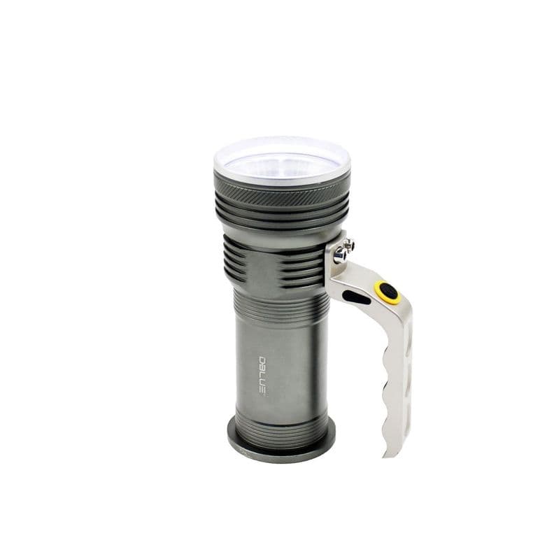 Linterna Led De Aluminio Resistente Al Agua 400 Lumenes - PuntoStore Gris