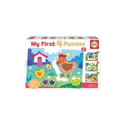 Puzzle Infantil Mama Gallina (My First 4 Puzzles) - PS Blanco