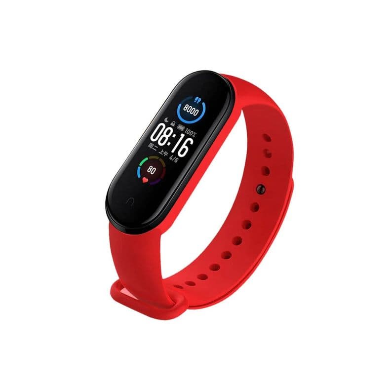 Smartband Bracelete Deportivo Fitness Tracker Color Rojo - PuntoStore