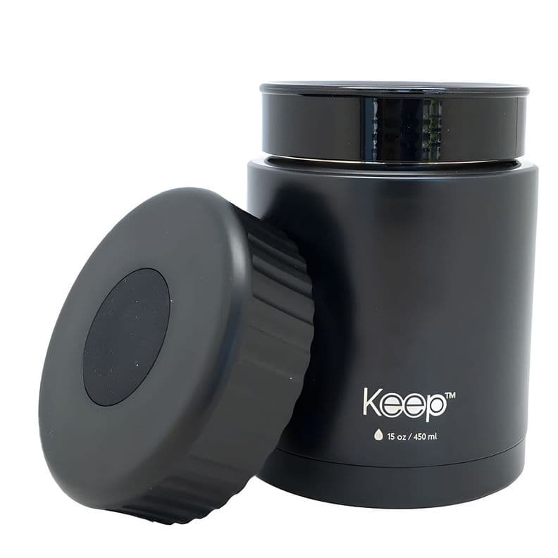 Termo Comida Keep Acero Inoxidable 450 ml Colores - PS Negro