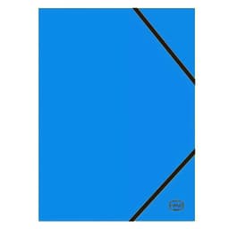 Pack 10 Carpetas Oficio Azul Solapa Y Elastico - PS