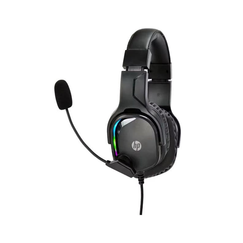 Audifonos Gamer 3.5mm Iluminacion Rgb Hp DHE-8004 - PS Negro