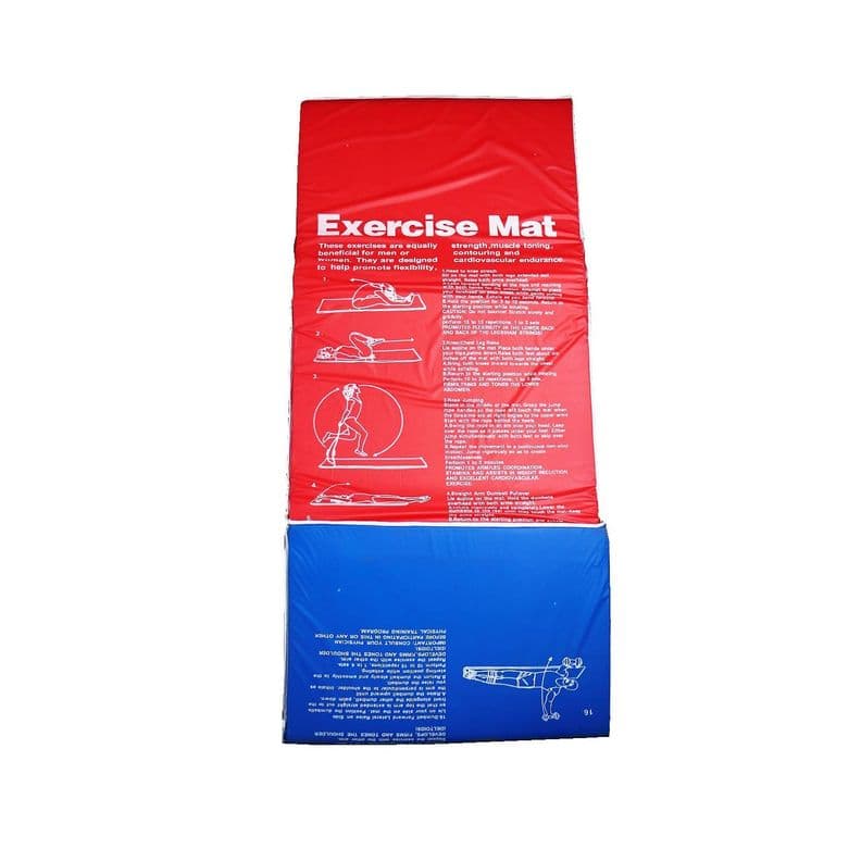 Mats Colchoneta Yoga Pilates Y Fitness 100x50x4cms - PuntoStore Azul