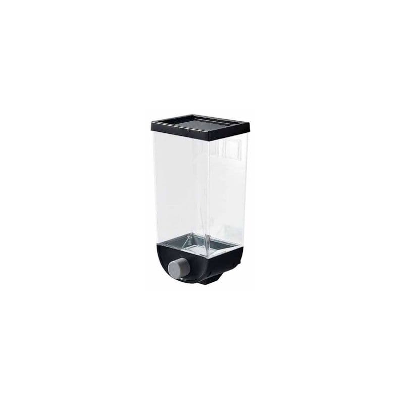 Dispensador De Cereal Y Semillas De Pared - PuntoStore Negro