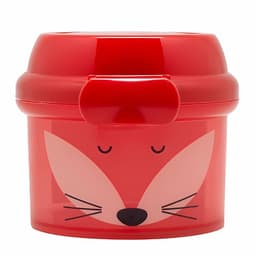 Porta Snack Infantil Kido Diseno Animales Hermetico - PS Rojo