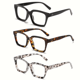 Set 3 Lentes Opticos Presbicia De Lectura Anteojos Graduados +2.00