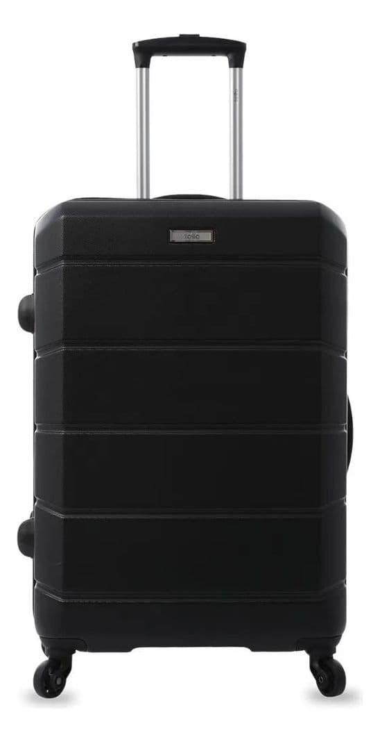 Maleta De Viaje Mediana 360 Rayatta Negra Negro M