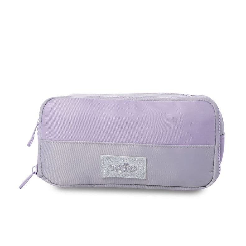 Estuche escolar nina Cluw Mediana Gris Totto