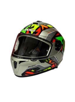 Casco Integral Axxis Draken Jolly Brillante Gris XL
