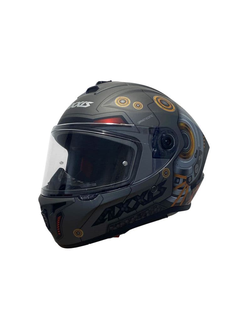 Casco Integral Axxis Draken Bionic A2 Gris XL