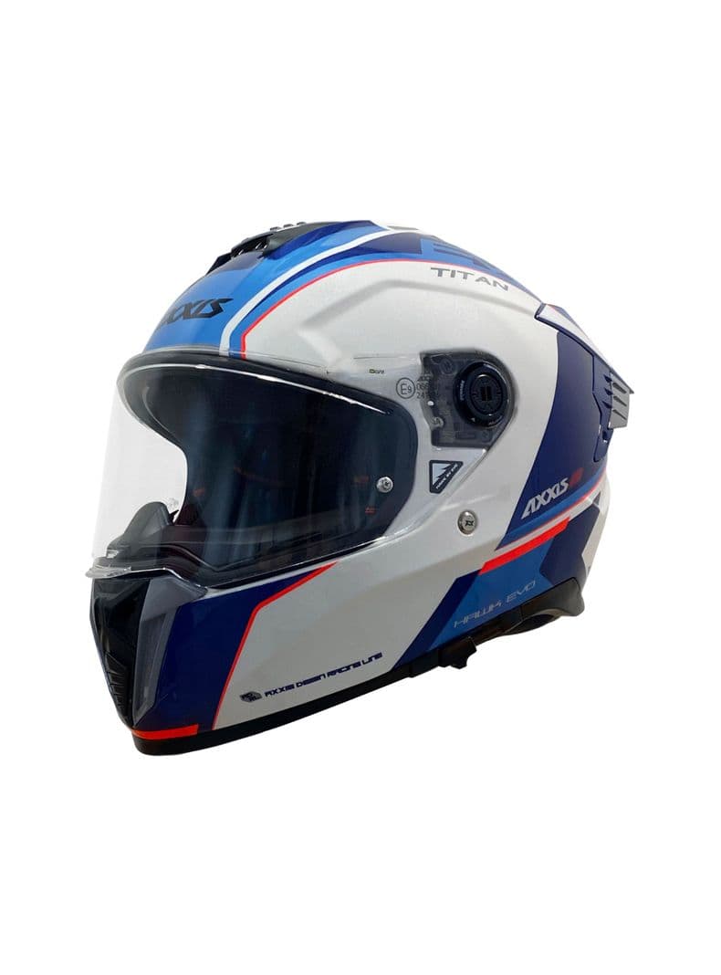 Casco Integral Axxis Hawk SV Evo Titan Gloss 22.06 Azul XXL