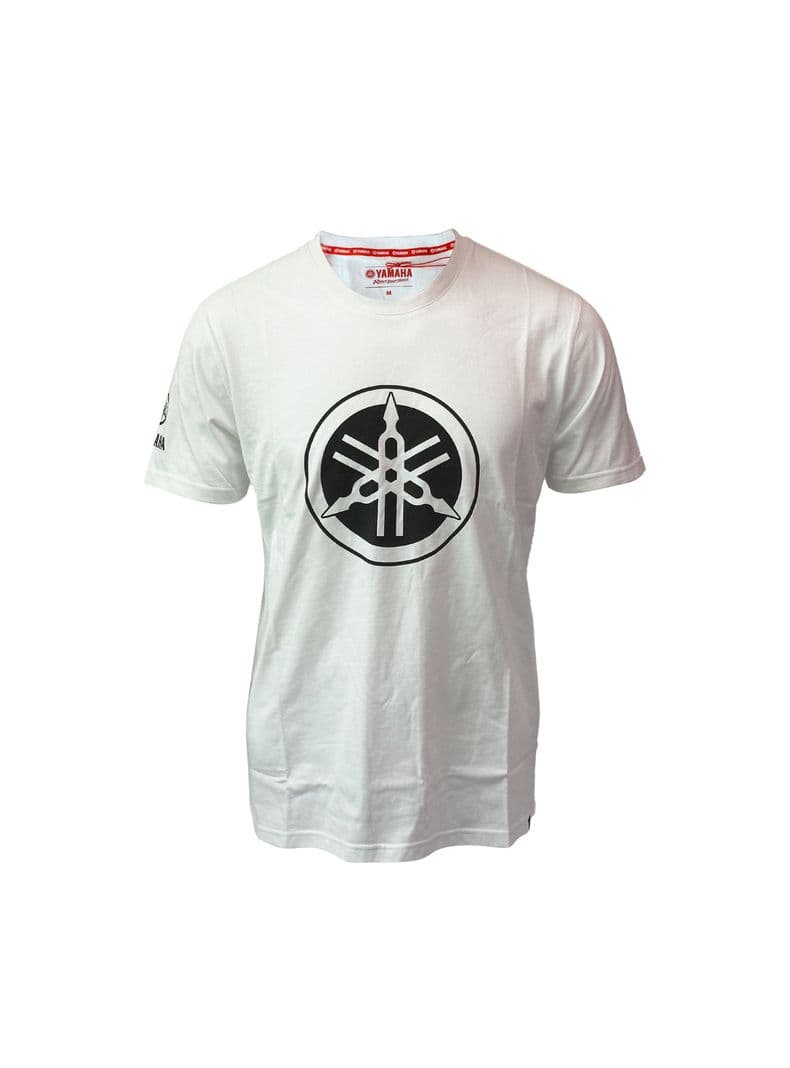 Polera De Hombre Manga Corta Yamaha Diapason Blanco L