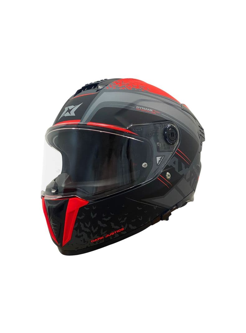 Casco Integral Axxis Hawk SV Evo Dark Justice CE 22.06 Rojo XL