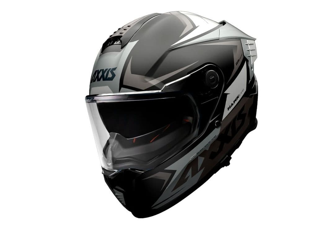 Casco Integral Axxis hawk sv evo ixil titanio mate Negro S