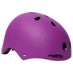 Casco Urbano con Luz Purpura Talla L Morado
