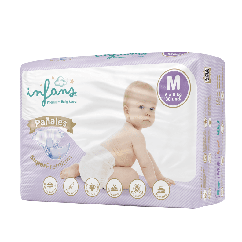 Panal Infans Super Premium Talla M 30u