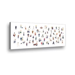 Canvas Gente - 90x45 cm Diseno 1