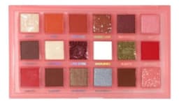 Paleta Sombras 18 Colores Alta Pigmentacion Profesional ALJ Blanco