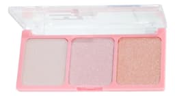 Set 2 Paletas Iluminadores 3 Tonos Polvo Brillo Natural ALJ