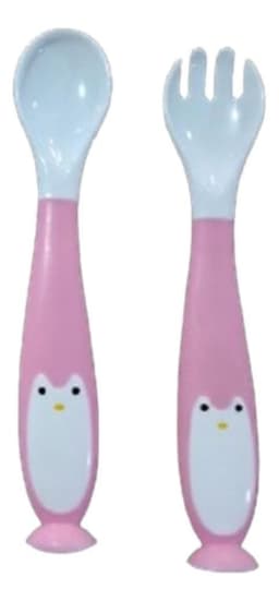 SET 3 PACK CUBIERTO FLEXIBLE ENTRENAMIENTO SILICONA BEBE LAU