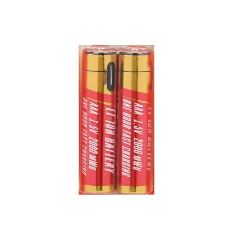 Baterias AAA Recargables Control Remoto Mouse Juguetes Lau Rojo